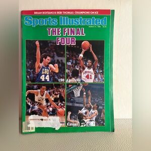 Sports Illustrated The Final Four March 1986 Issue